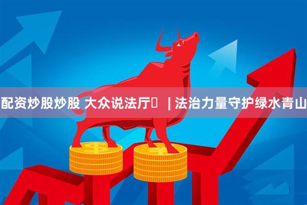 配资炒股炒股 大众说法厅㊶ | 法治力量守护绿水青山